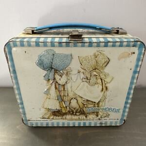 Vintage 1979 Holly Hobbie Metal Lunchbox Only By Aladdin American Greetings
